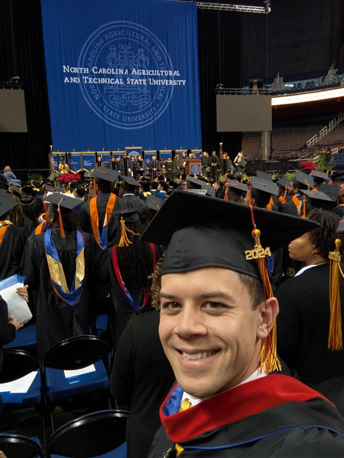 Picture of me at graduation